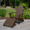 1 Essential Adirondack Chair With 1 Folding Ottoman