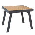 Higold Nofi 4.0 Patio Dining Table Teak Painting Table Top Aluminum Frame For Outdoor Garden Lawn Backyard Bistro Square