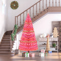 Homcom Multi Color Light Up 6 Foot Artificial Christmas Tree