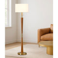 Homeglam Century 61 H Wood Floor Lamp