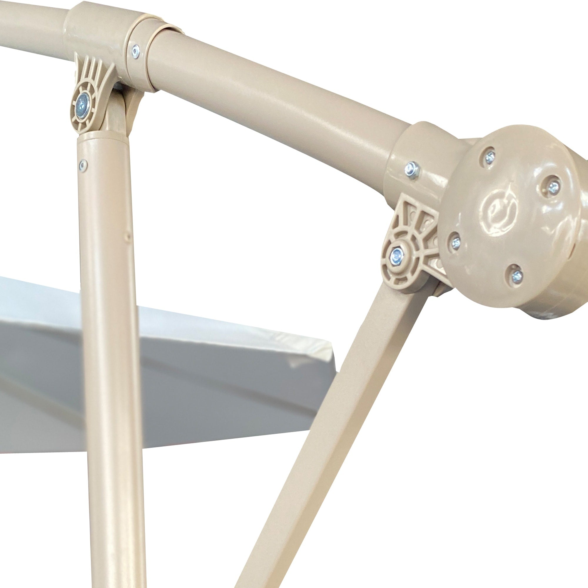 Homylin 10 Ft Offset Patio Umbrella With Crank And Tilt