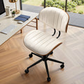 Hooowooo Modern Ergonomic Adjustable Pu Curved Office Chair