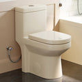 Horow 1 Piece Powerful Dual Flush Toilet Bisque 0.8 1.28 Gpf 12 Inch Rough In N A