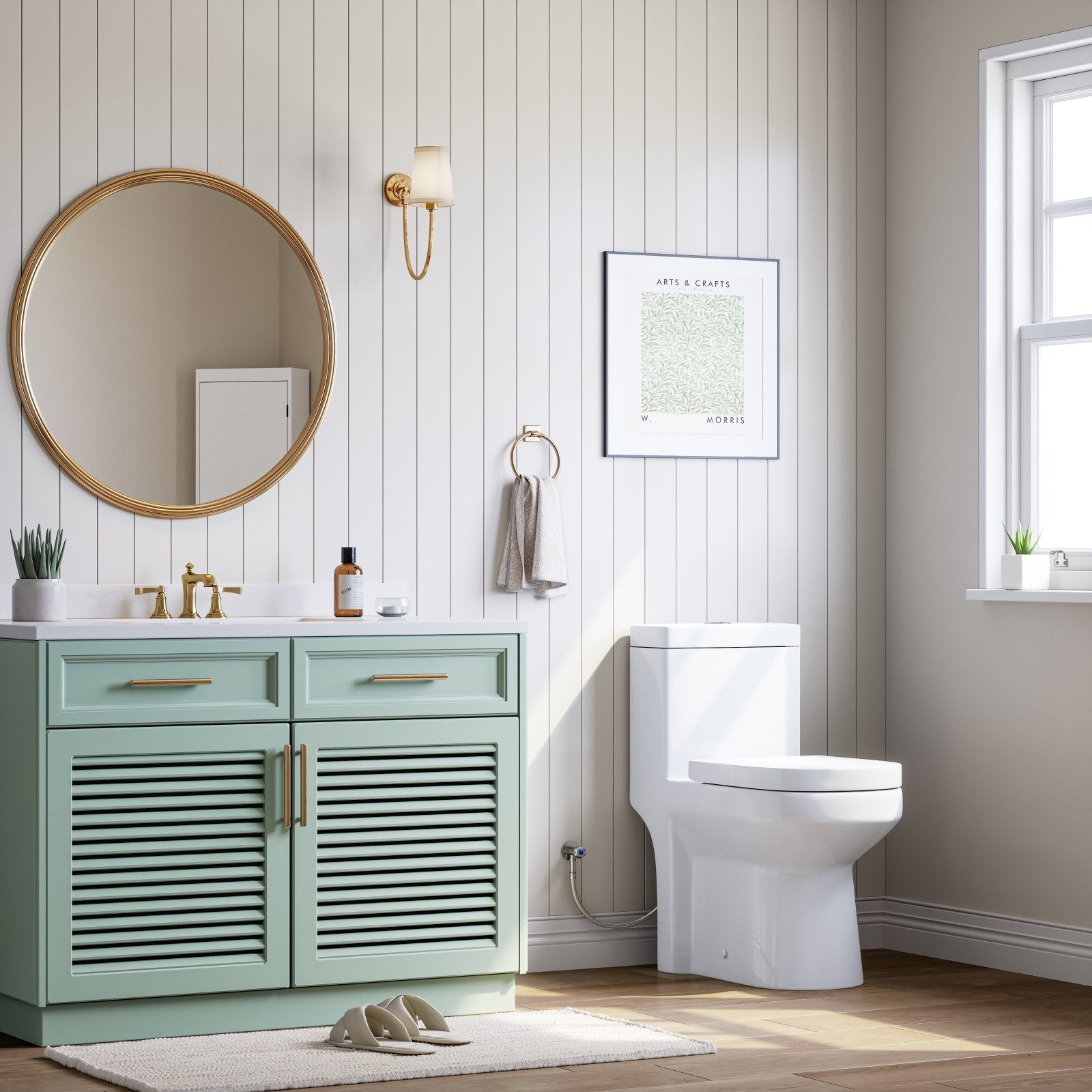 Horow One Piece White Toilet Featuring Dual Flush 0.8 1.28 Gpf With Seat N A