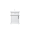 Horow Velora 24 In. W X 22 In. D X 34 In. H Bath Vanity Cabinet Without Top In White Assembled