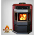Hp22 N Burgundy Comfortbilt Pellet Stove W Ss Door Trim N A