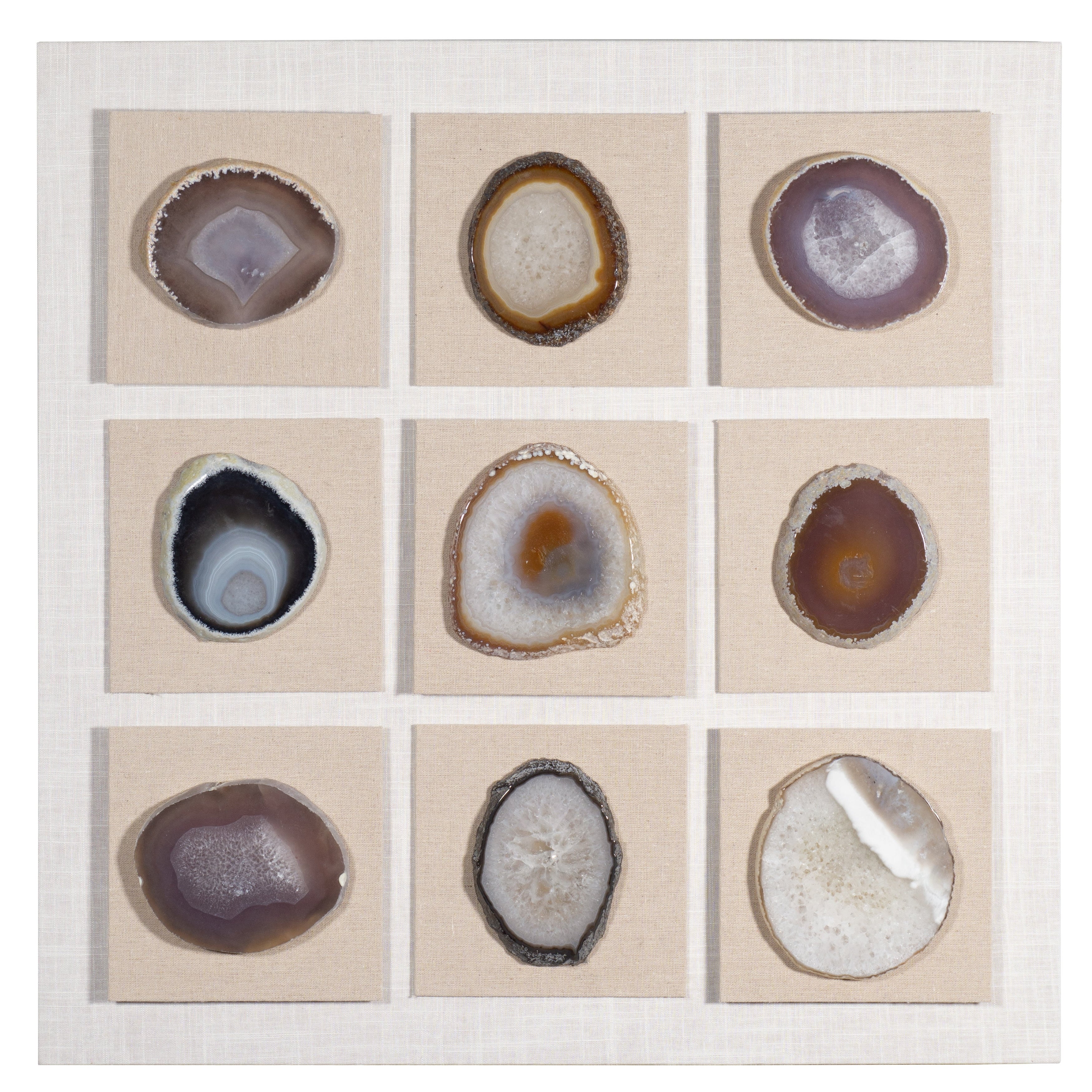 Assorted Agate Slice Wall D Cor