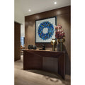 Blue Butterfly Wreath Shadow Box Wall D Cor