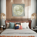Gold And Silver Feather Wreath Shadow Box Wall D Cor