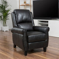 Haddan Pu Leather Recliner Club Chair By Christopher Knight Home