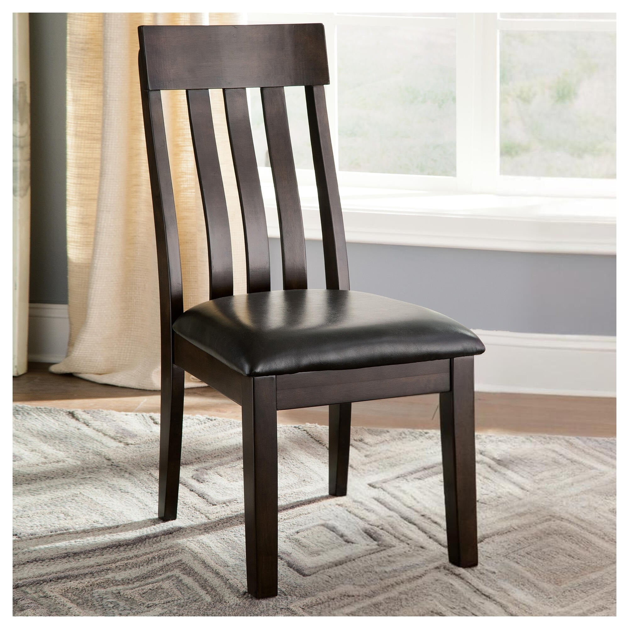 Haddigan Dining Room Chair Set Of 2 Dark Brown