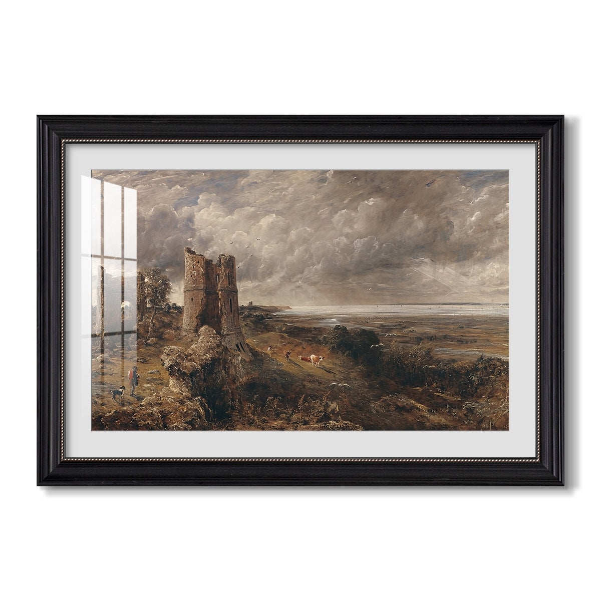 Hadleigh Castle Mouth Of Thames C 1829 John Constable Custom Framed Print