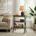 Handmade Butler Hadley Grey Natural Finish Wood End Table China