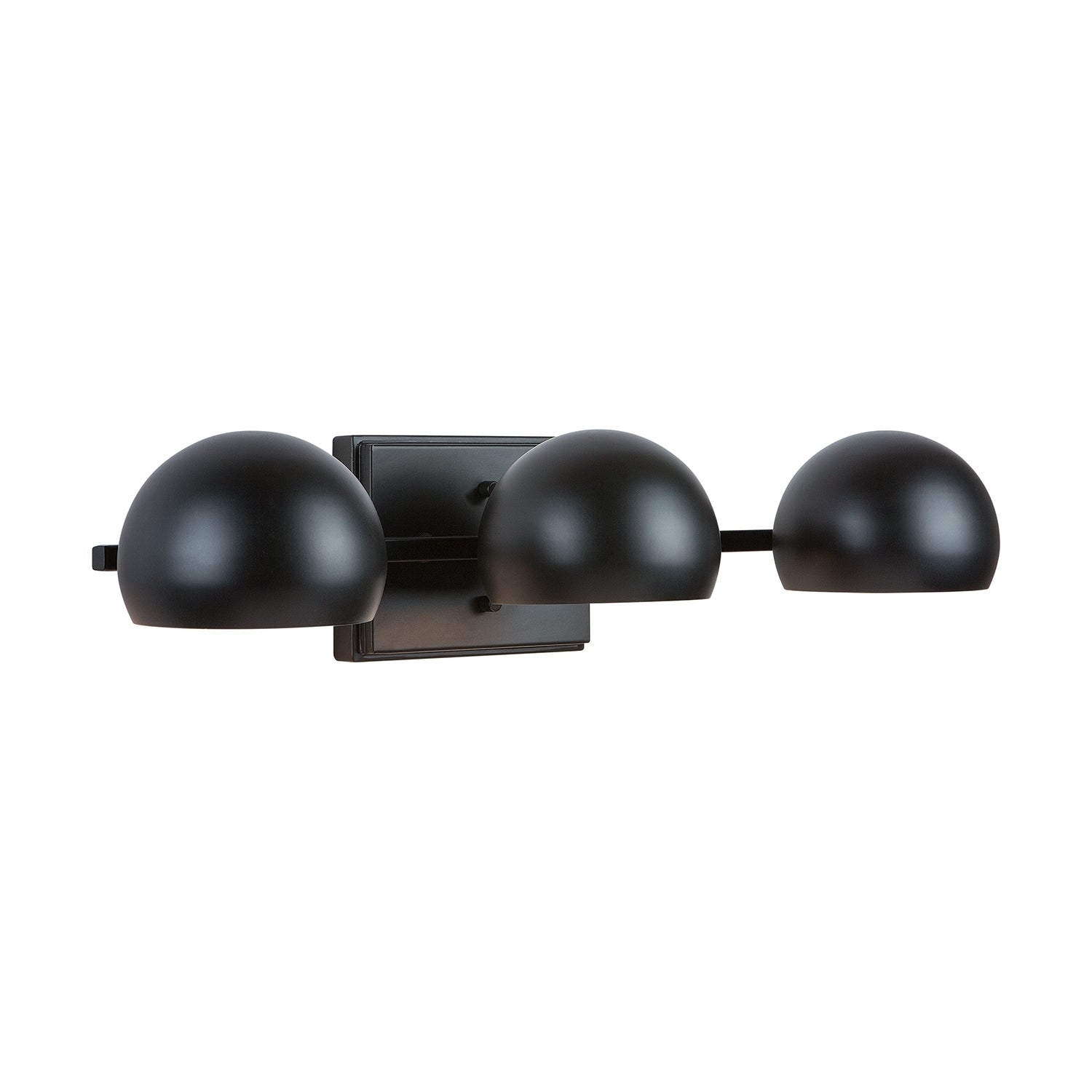 Hadley 3 Light Matte Black Bath Vanity Fixture