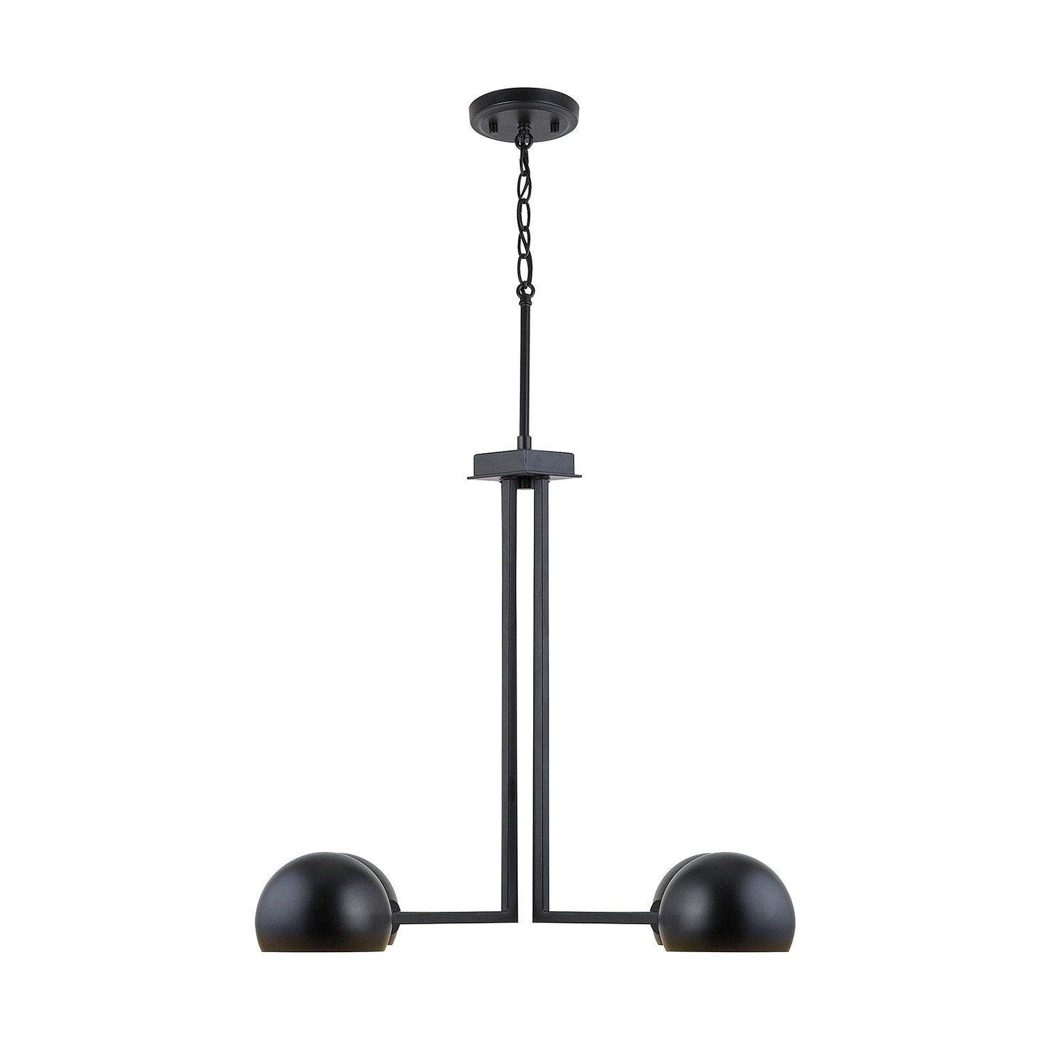 Hadley 4 Light Matte Black Chandelier