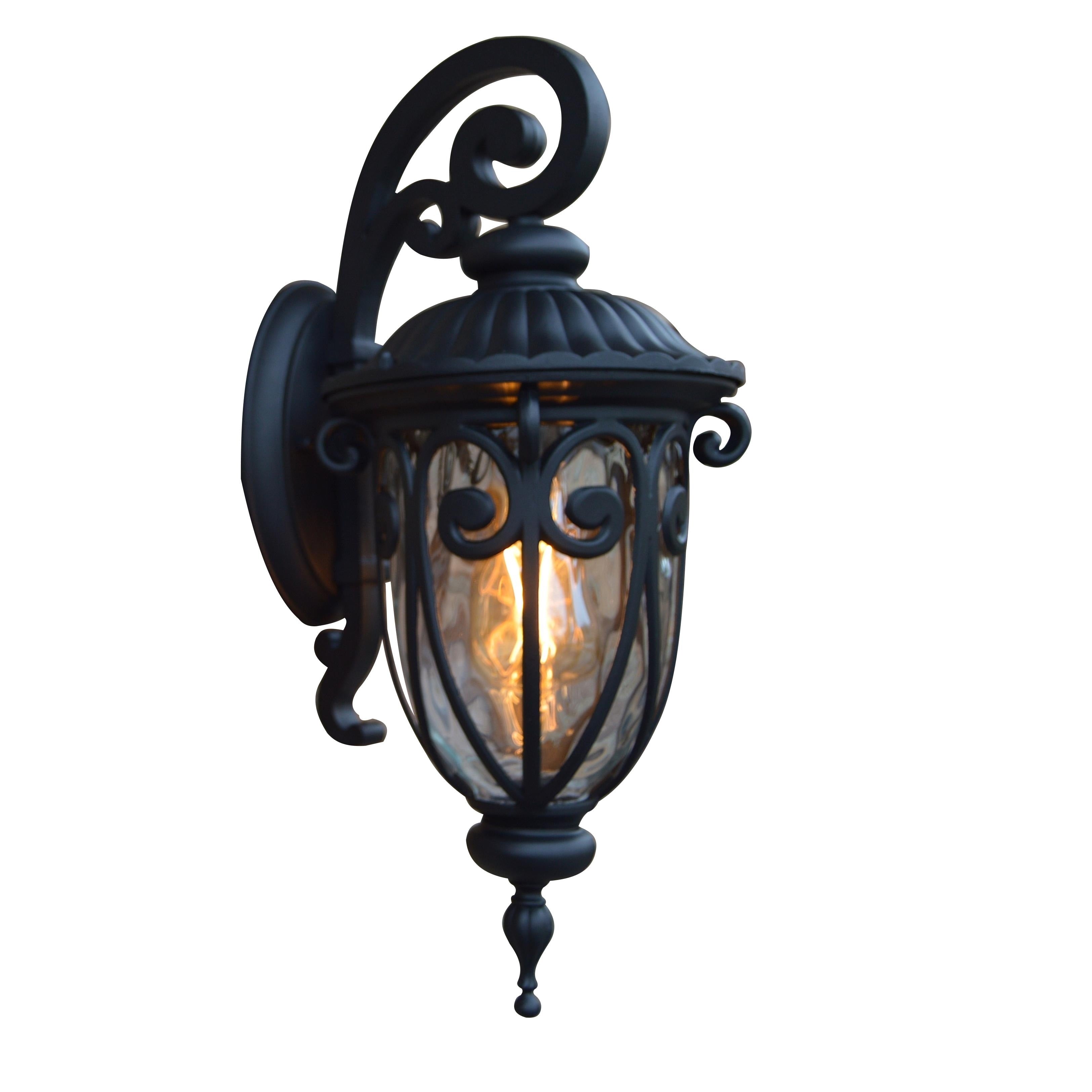 Hailee 1 Light Exterior Lighting In Matte Black Finish