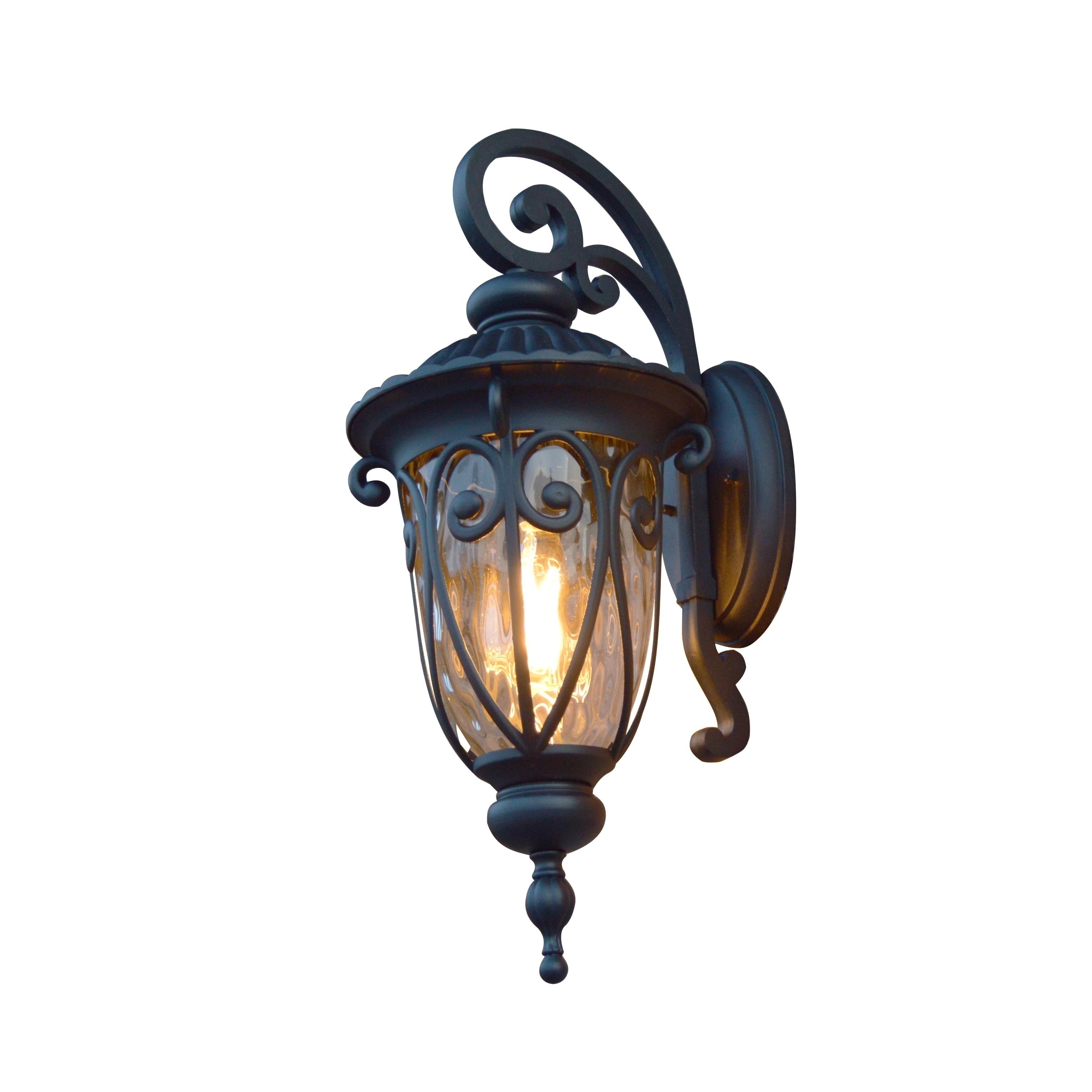 Hailee 1 Light Exterior Lighting In Matte Black Finish