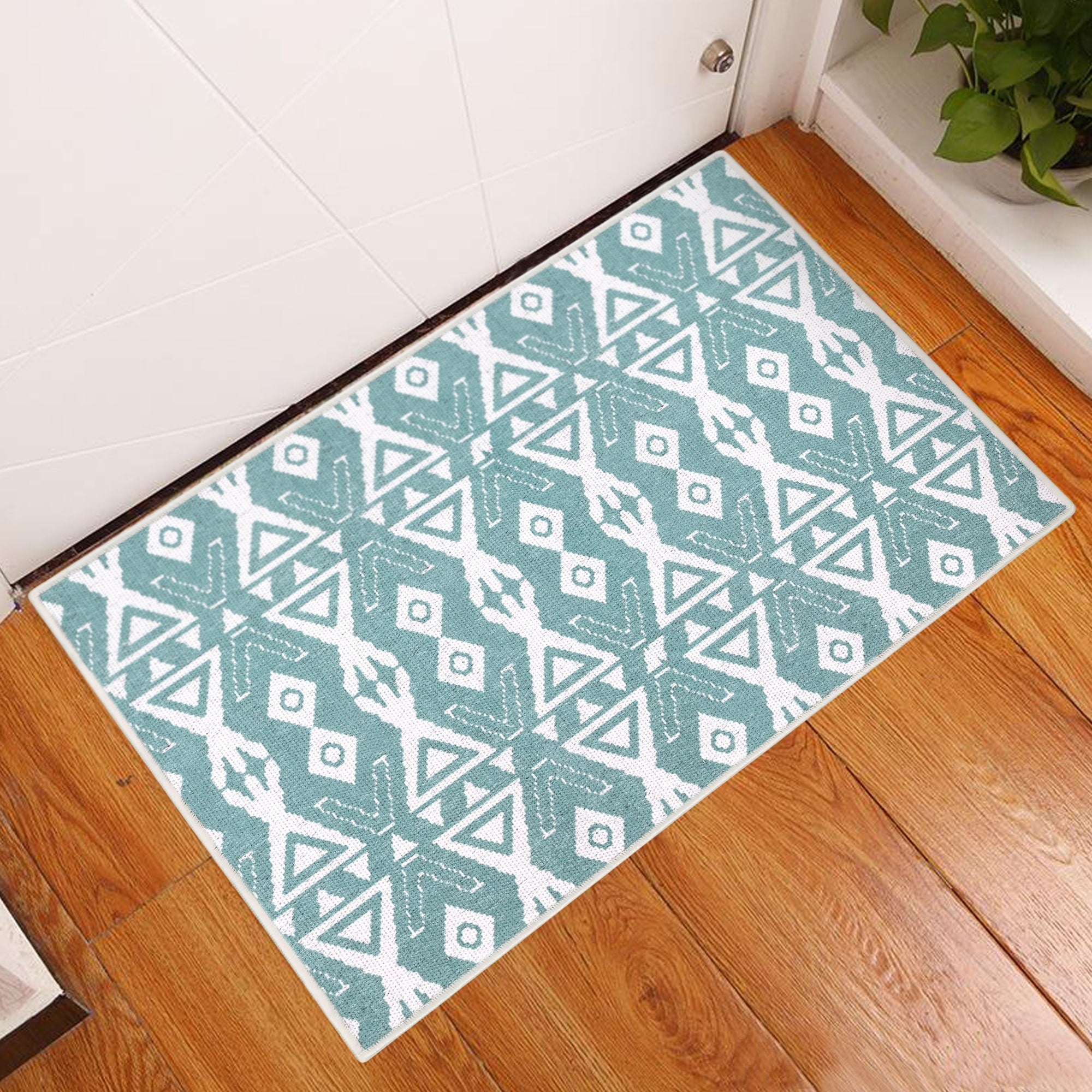 Hairband Collection 2 X 3 Foot Rug Runner Thin Non Slip Area Rug Cotton Indoor Rug For Front Door Foyer Rug For Entryway