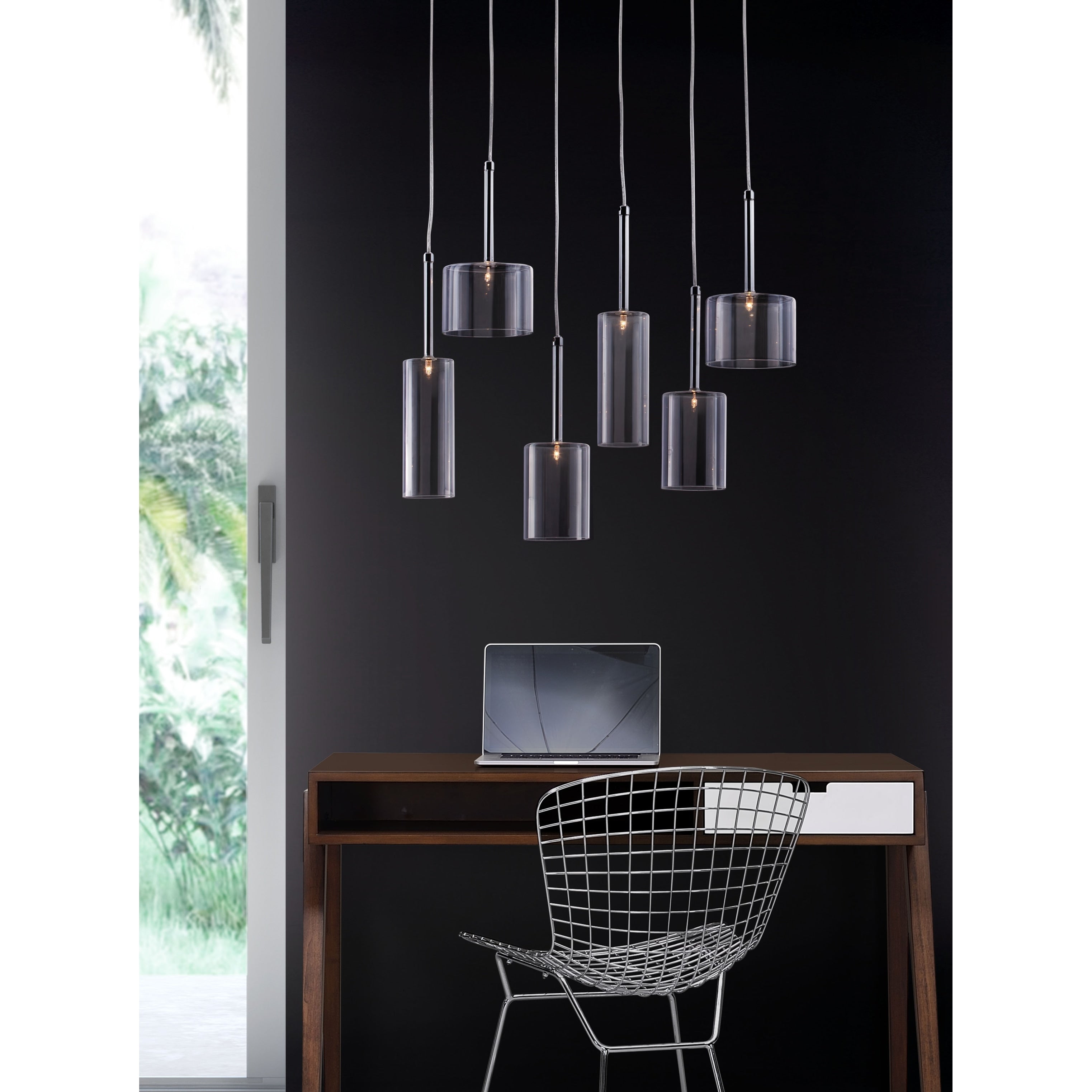 Hale Clear 6 Light Ceiling Lamp