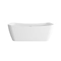 Soaking Bathtub In Glossy White