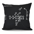 Half Back Dive Geometric Print Pillow