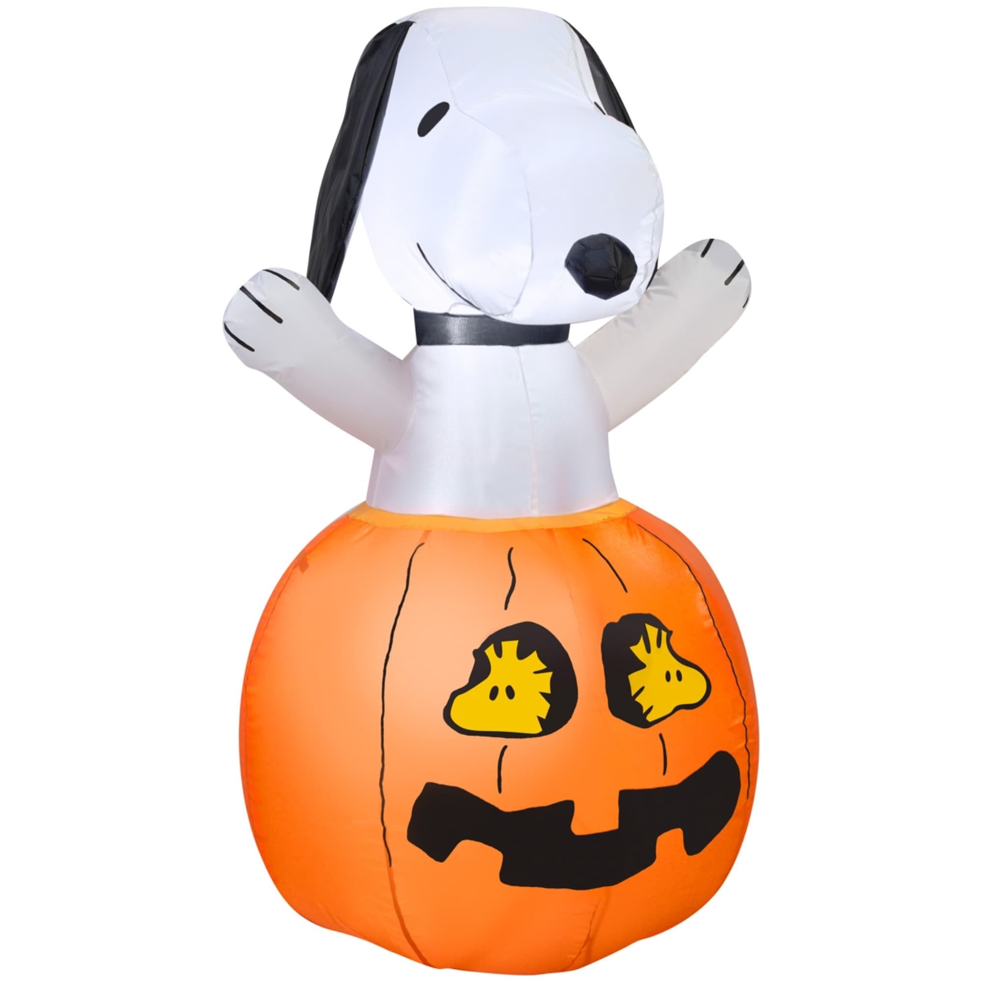 Halloween Airblown Inflatable Snoopy In Pumpkin W Woodstock