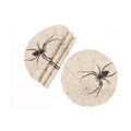 Halloween Creepy Spiders Double Layer 16 Inch Placemats Set Of 4 Natural