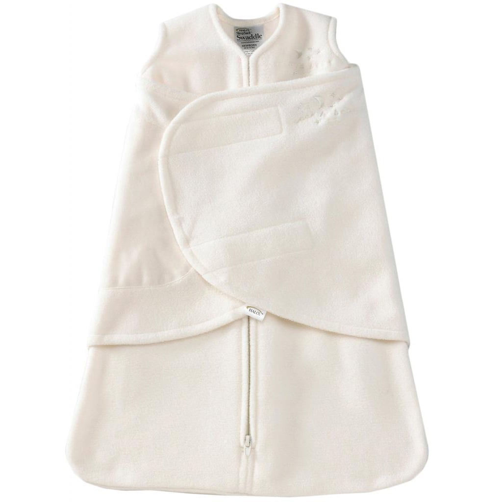 Halo Sleepswaddle Micro Fleece Wearable Blanket In Cream Newborn