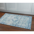 Halogen Tristan Blue Ivory Area Rug 5 X 7
