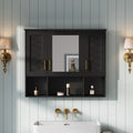 Halston Modern Wall Mounted Medicine Cabinet With Adjustable Shelves Soft Close High Define Mirror Doors Storage By Gdfstudio