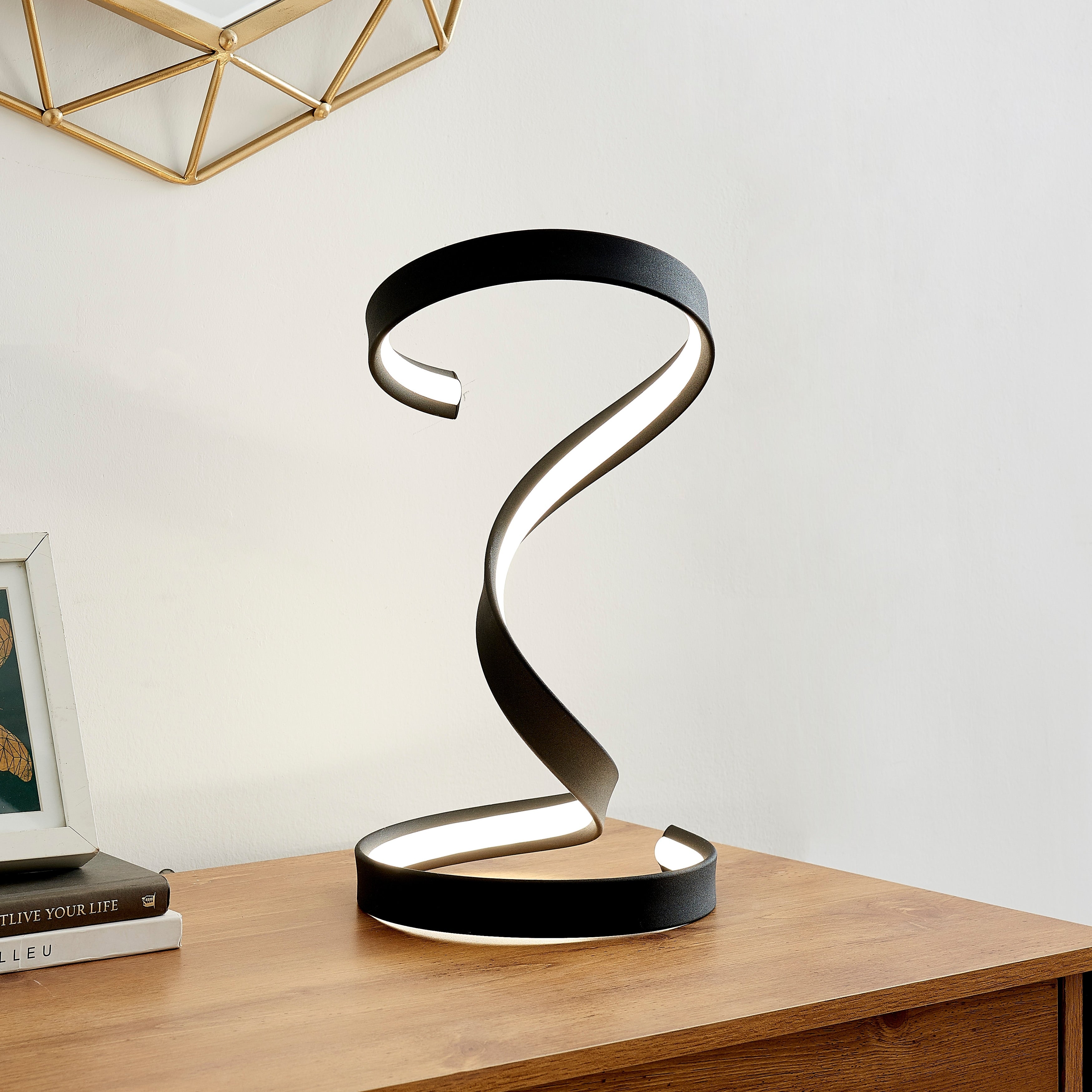 Chrome Led Munich Table Lamp 17 Tall Floor Lamp 4000K White Light Led Strip