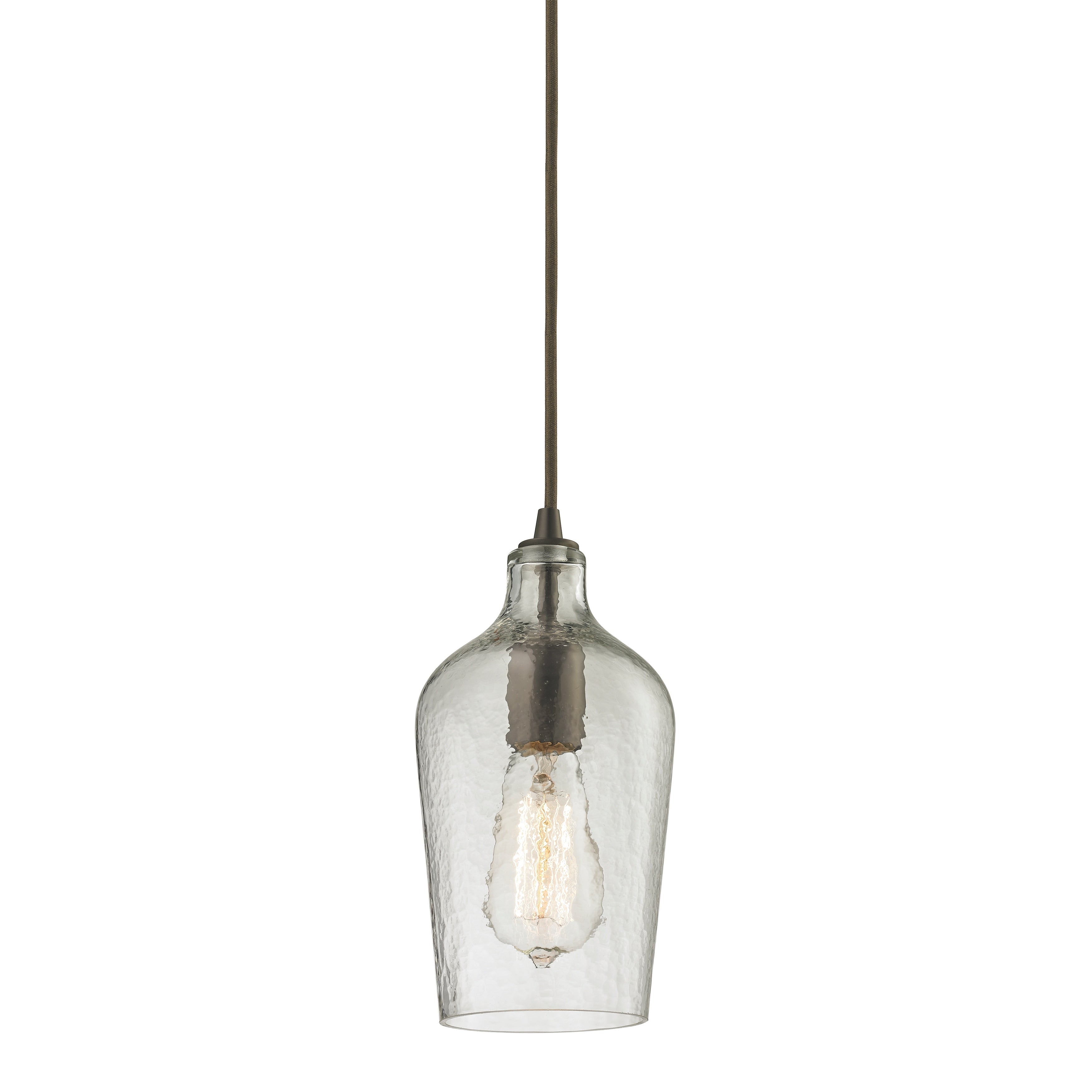 Hamel 7 Inch Wide 1 Light Mini Pendant In Oil Rubbed Bronze