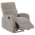 Hamilton Chenille Upholstered Manual Glider Recliner