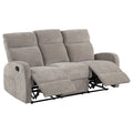 Hamilton Chenille Upholstered Manual Reclining Sofa