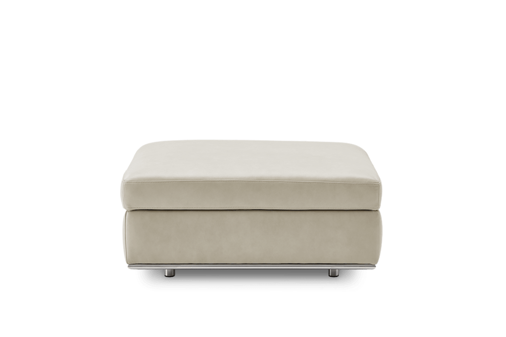 Hamilton Leather Storage Ottoman