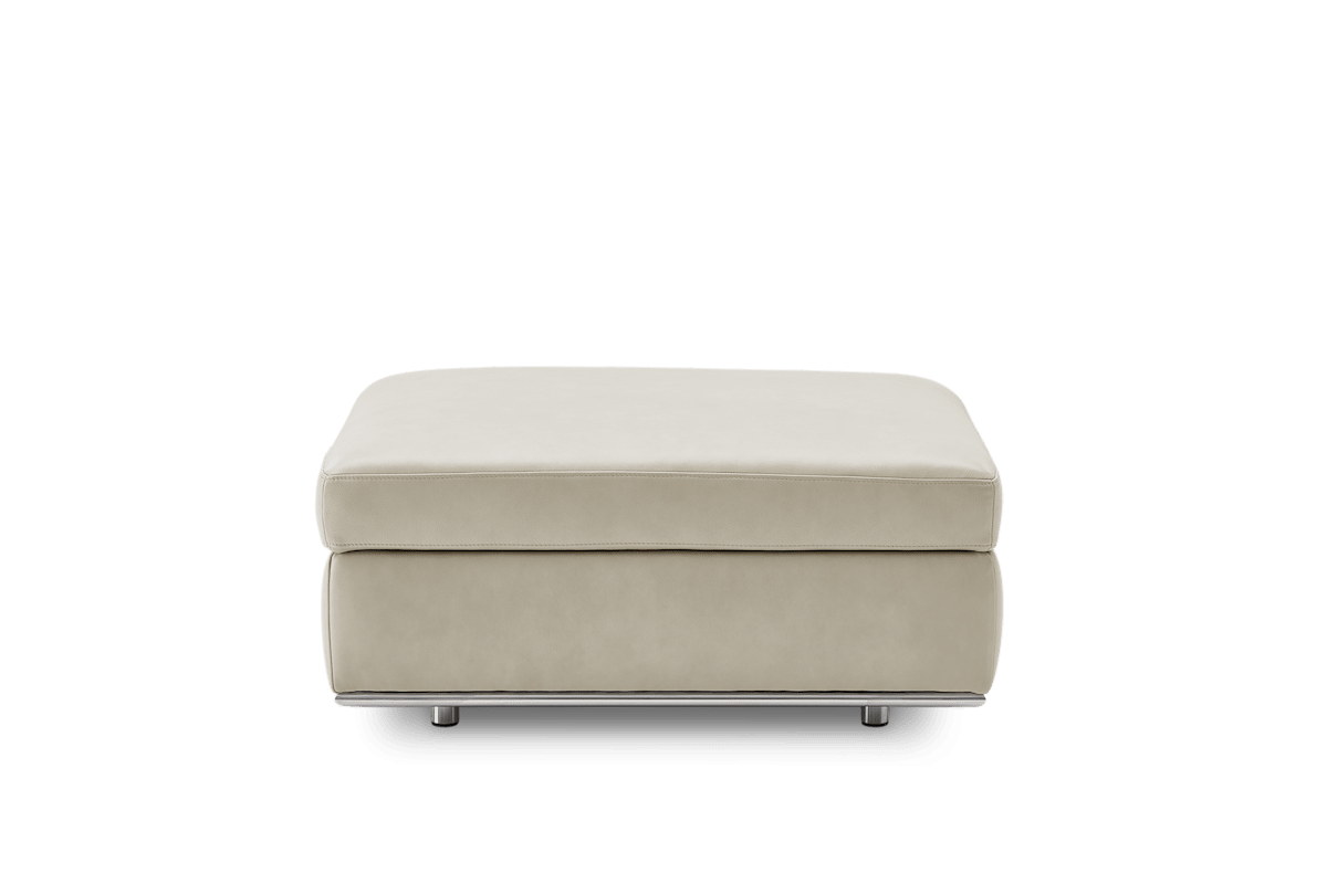 Hamilton Leather Storage Ottoman