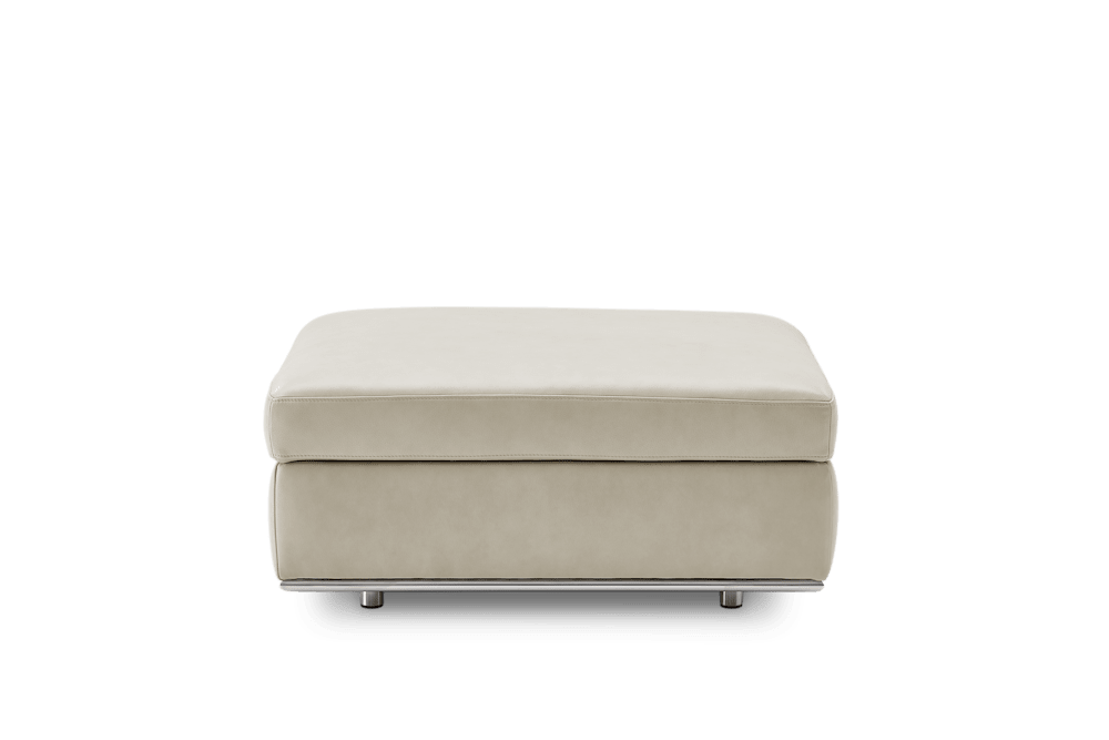 Hamilton Leather Storage Ottoman