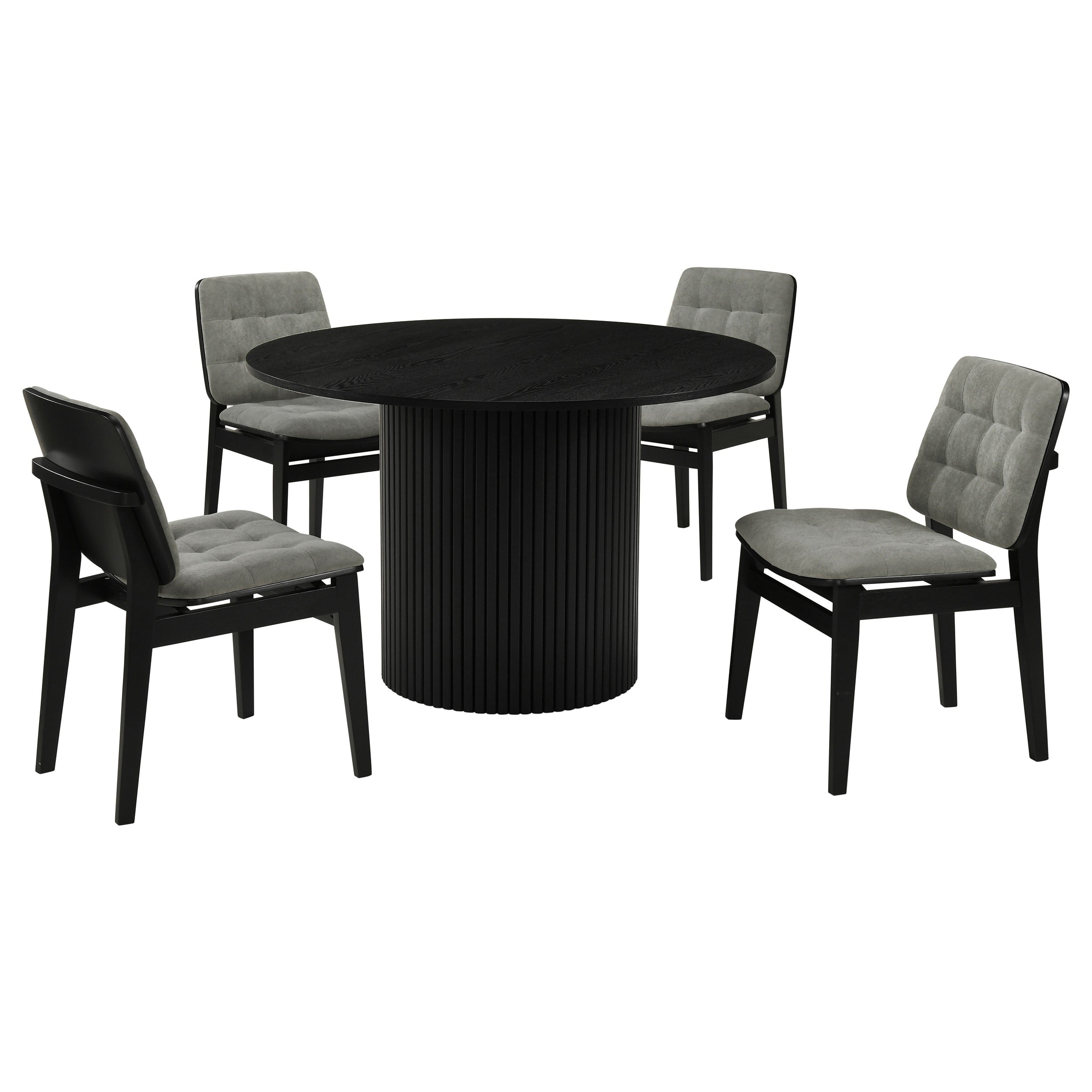 Hamlyn 5 Piece Round Wood Dining Set