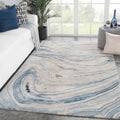 Hammet Handmade Abstract Copper Gray Area Rug 5X8