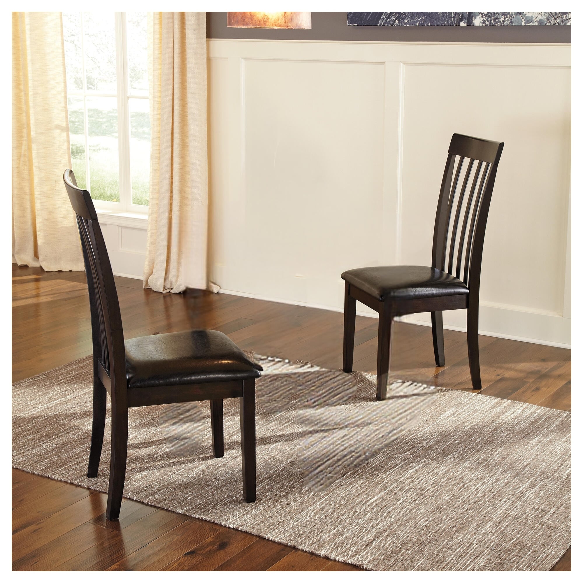Hammis Dining Room Chair Set Of 2 Dark Brown