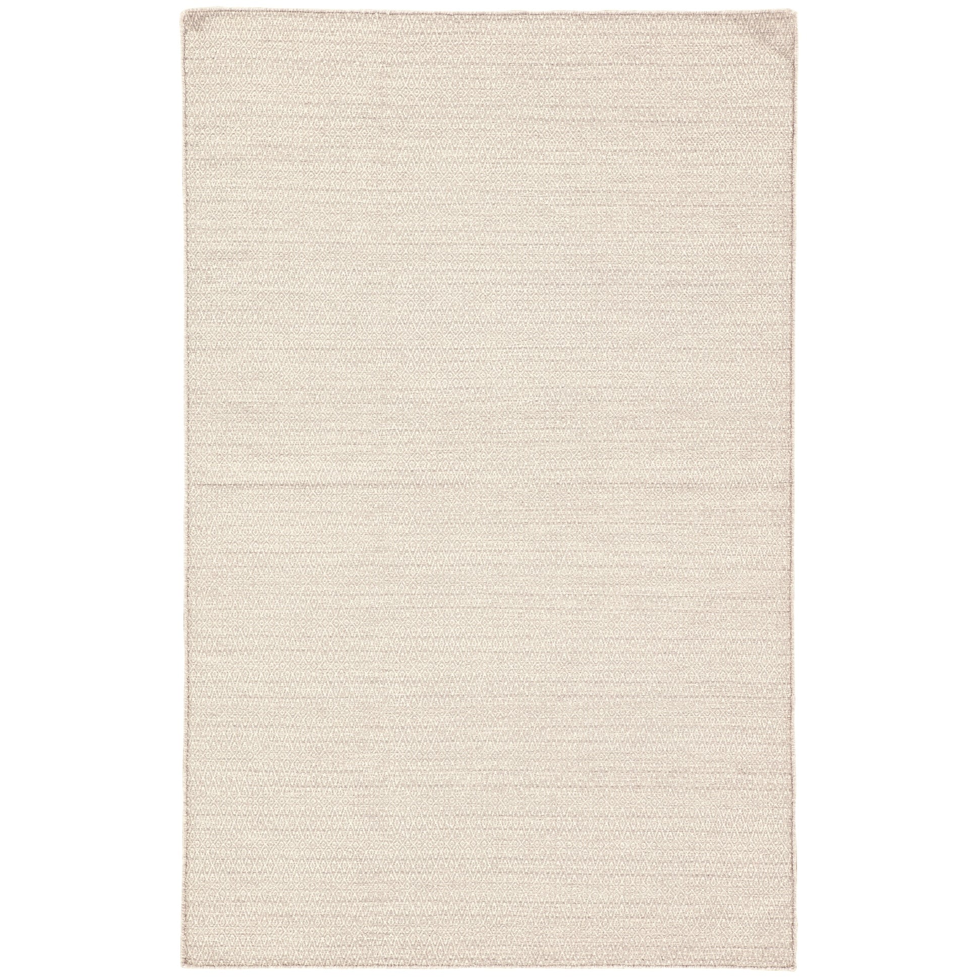 Hampshire Handmade Geometric Blue Ivory Area Rug 5X8