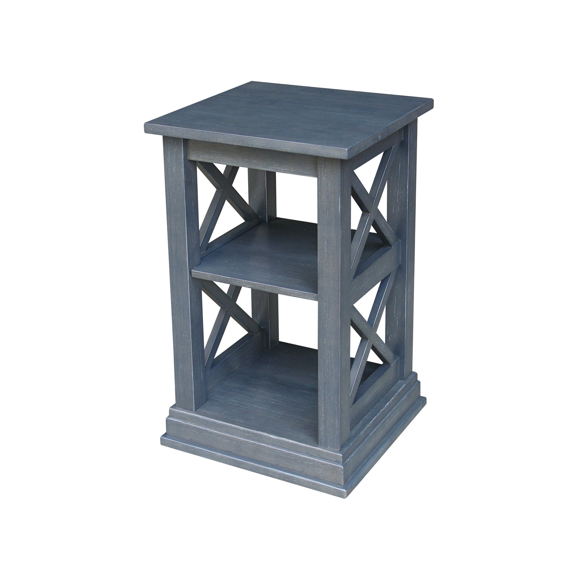 Hampton Unfinished Solid Parawood Accent Table