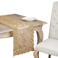 Hand Beaded Design Table Runner Or Topper