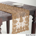 Hand Beaded Design Table Topper Or Runner