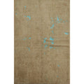 Hand Knotted Oriental 100 Wool Carpet Modern Brown Abstract Area Rug 9 9 X 6 5