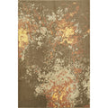 Hand Knotted Oriental 100 Wool Carpet Modern Brown Abstract Area Rug 9 8 X 6 6