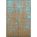 Hand Knotted Oriental 100 Wool Carpet Modern Brown Abstract Area Rug 9 9 X 6 5