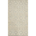 Hand Knotted Oriental 100 Wool Carpet Modern Geometric Beige Ivories Modern Gotti Design Area Rug 3 11 X 2 2