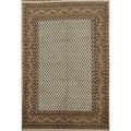 Hand Knotted Oriental 100 Wool Carpet Traditional All Over Beige Ivories Botemir Area Rug 9 5 X 6 4