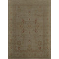 Hand Knotted Oriental 100 Wool Carpet Traditional All Over Beige Ivories Ziegler Area Rug 12 2 X 8 10